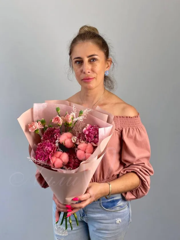 Букет «Розовый Зефир»