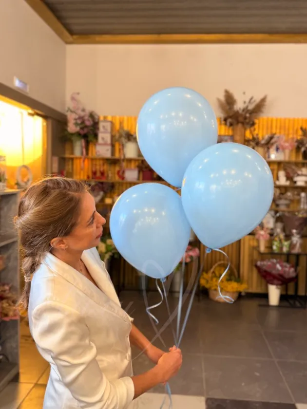 Шар голубой