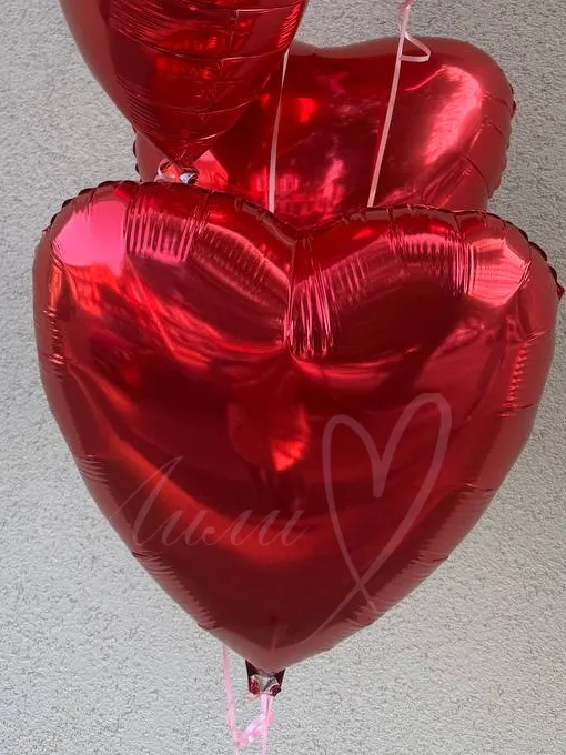 Фонтан малиновых сердец