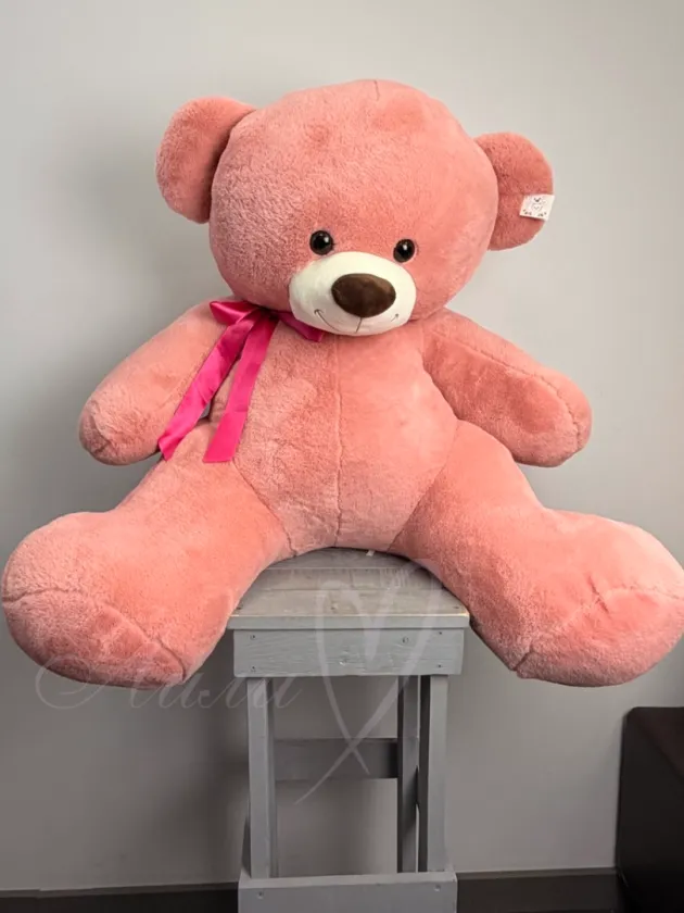 Мягкая игрушка «Розовый медведь»