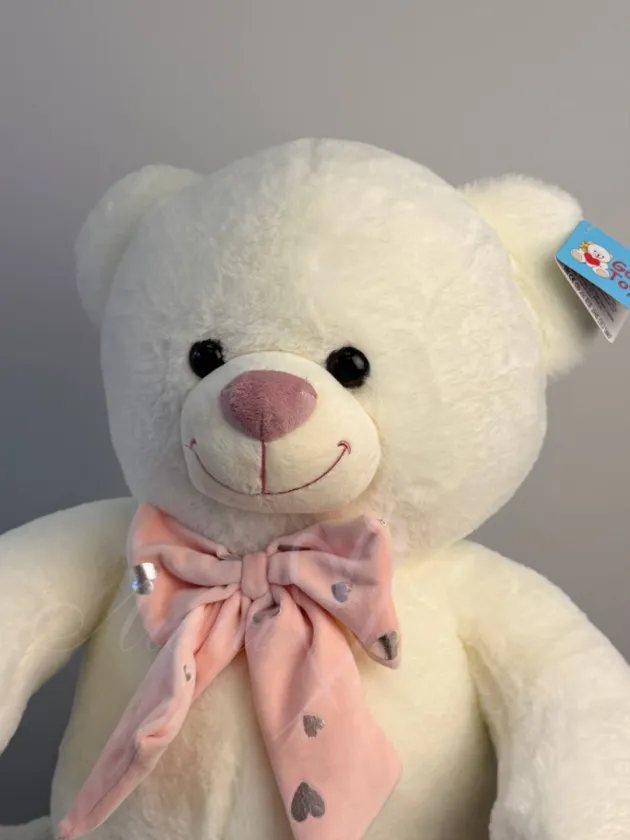 Мягкая игрушка «Мишка с розовым бантиком»