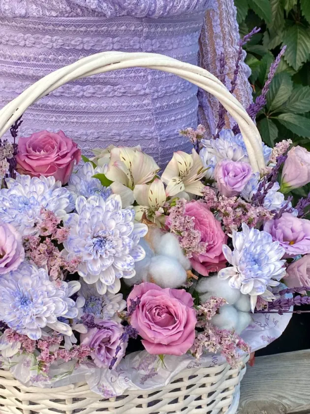 Композиция с розой «Вернисаж»