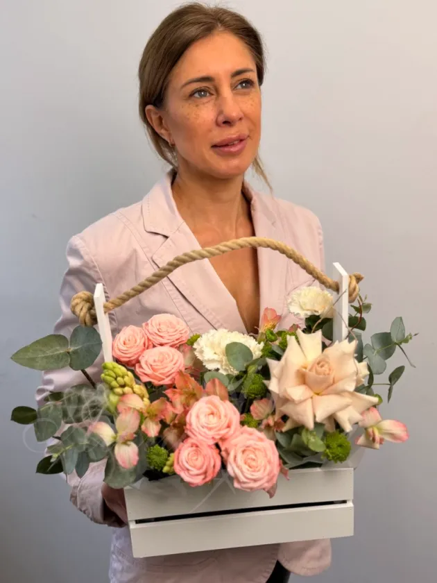 Композиция сборная «Цветочное послание»