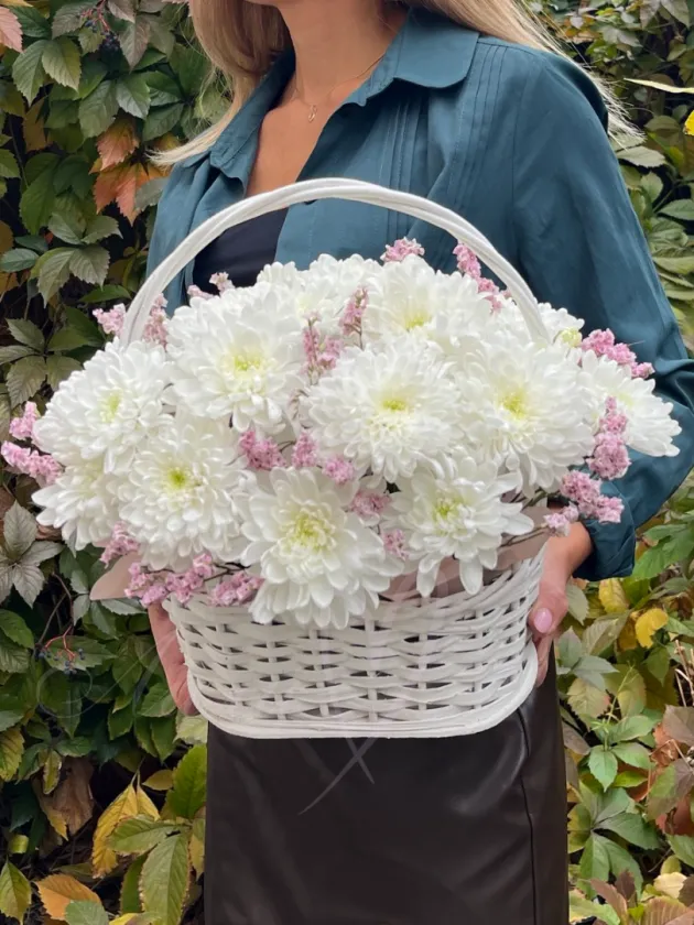 Композиция из хризантем «Престиж»