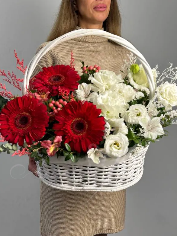 Композиция из гербер «Яркая осень»