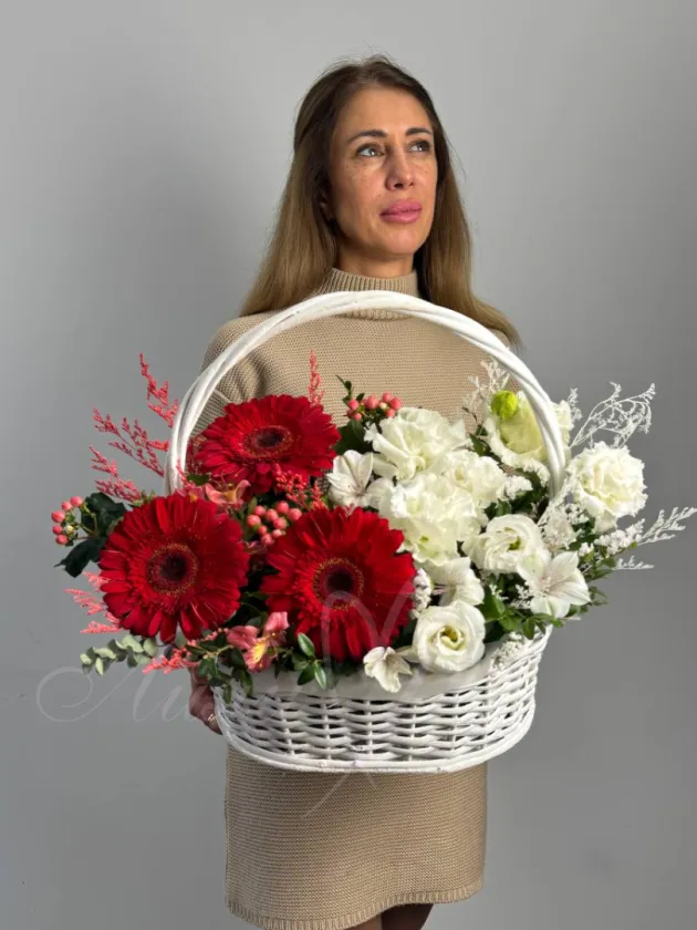 Композиция из гербер «Яркая осень»