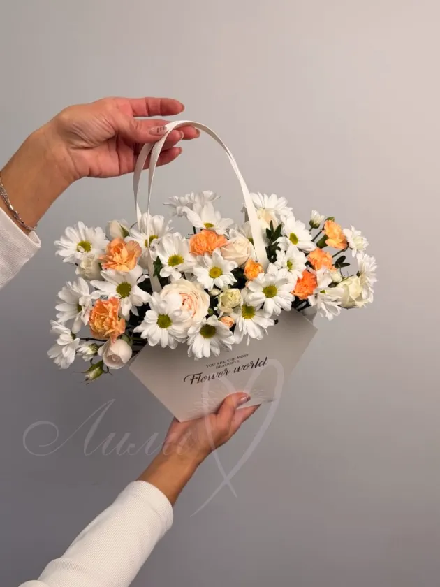 Корзина цветов «Яркое солнце»