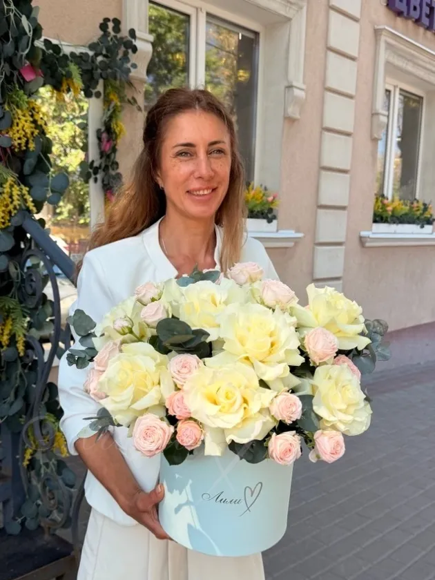 Композиция из роз «Желание»