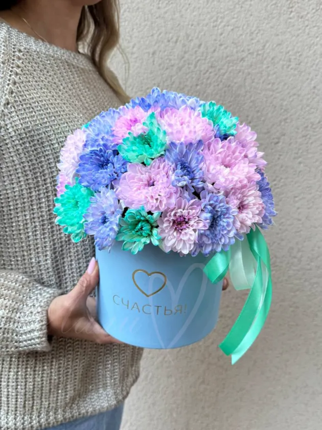 Композиция из хризантемы «Стефи»