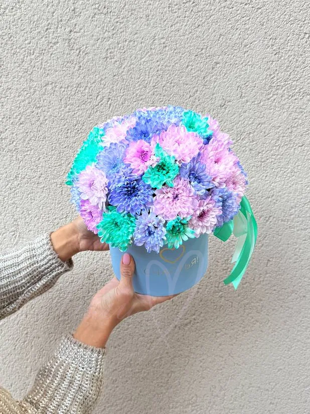 Композиция из хризантемы «Стефи»