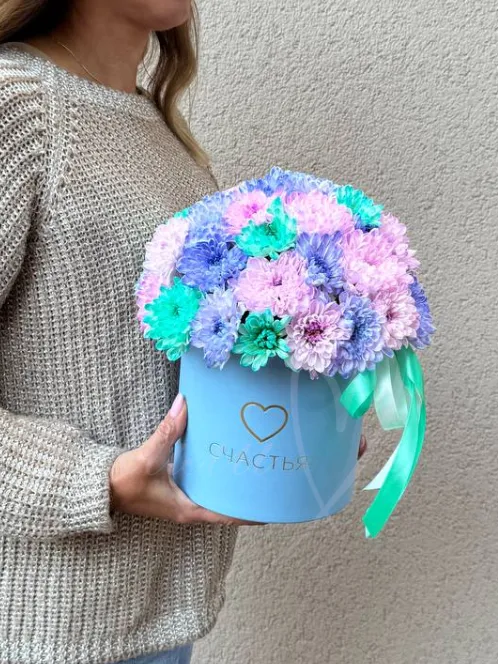 Композиция из хризантемы «Стефи»