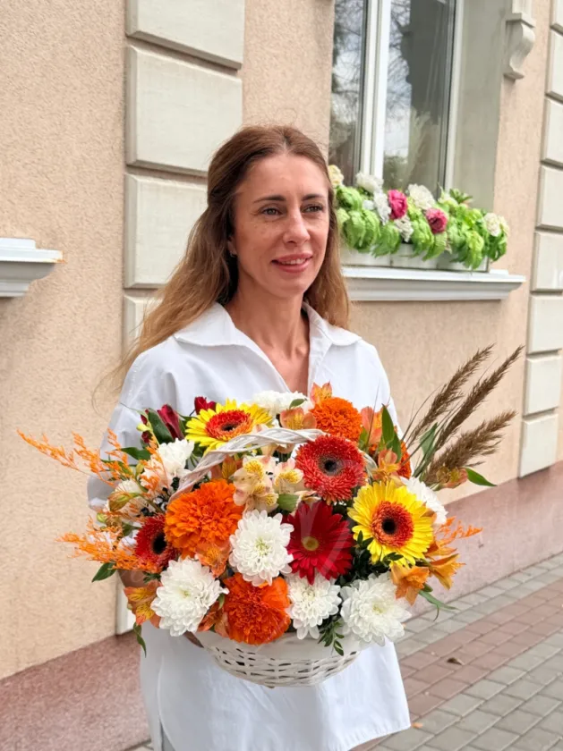 Композиция «Яркость осени»