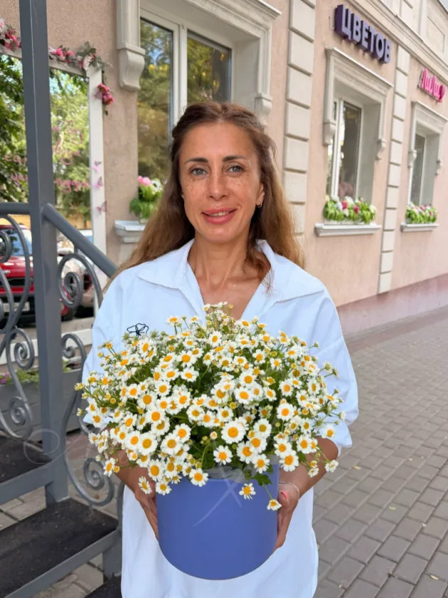 Композиция из ромашек «Солнышко»