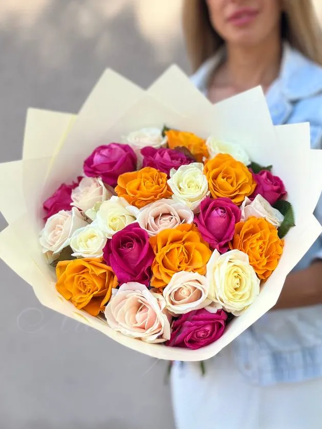 Букет из роз «Изабелла»