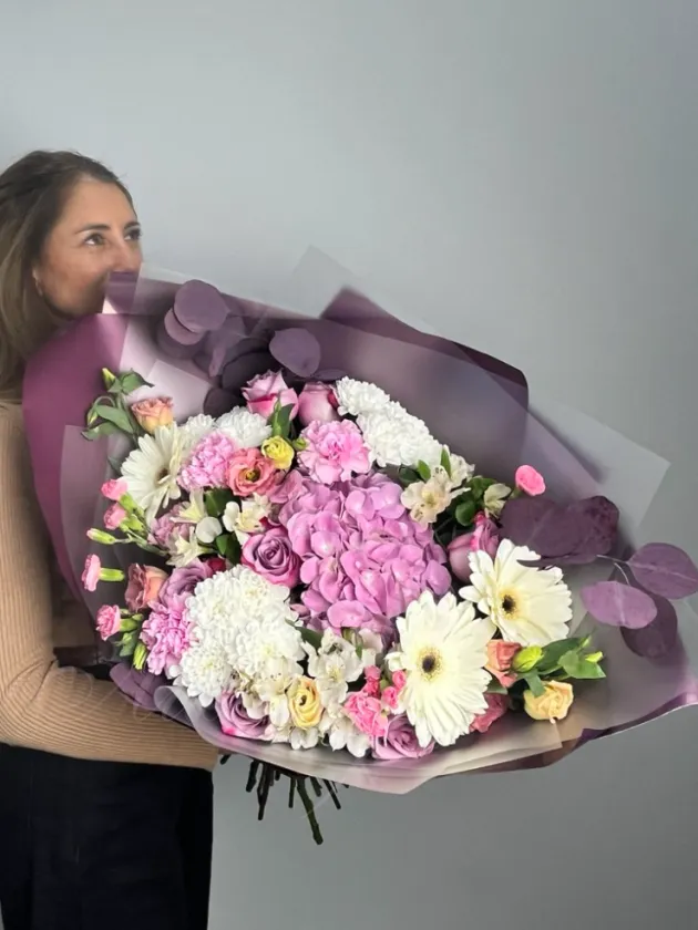 Букет с гортензией «Владислава»