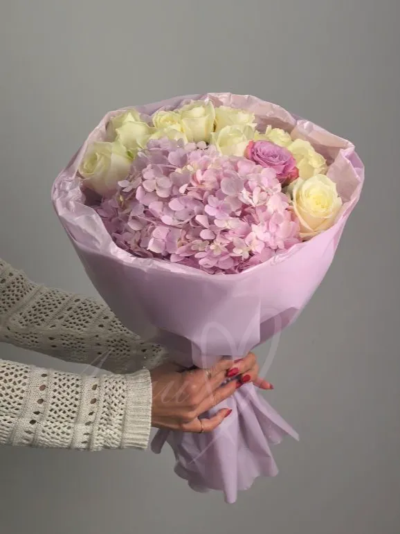 Букет  «Клубничный пломбир»