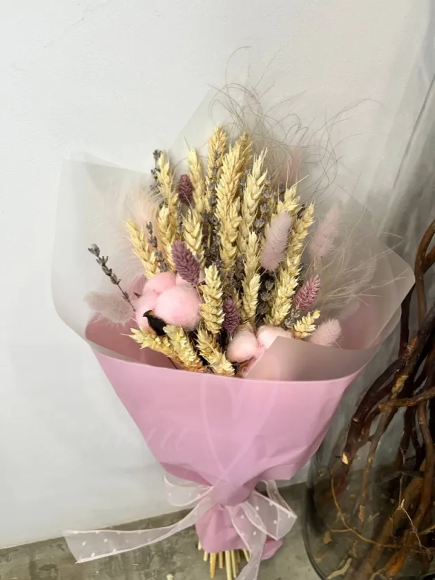 Букет «Розовый закат»