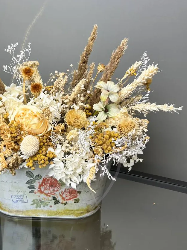 Композиция из сухоцветов «Безмятежная»