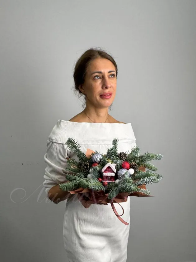 Композиция из нобилиса «Новогодний привет»