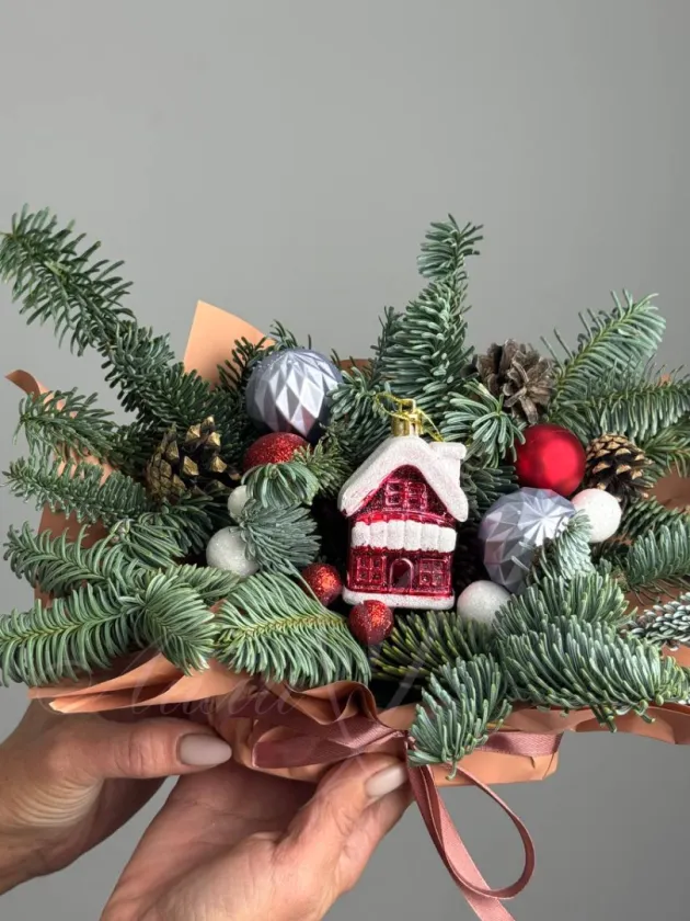 Композиция из нобилиса «Новогодний привет»