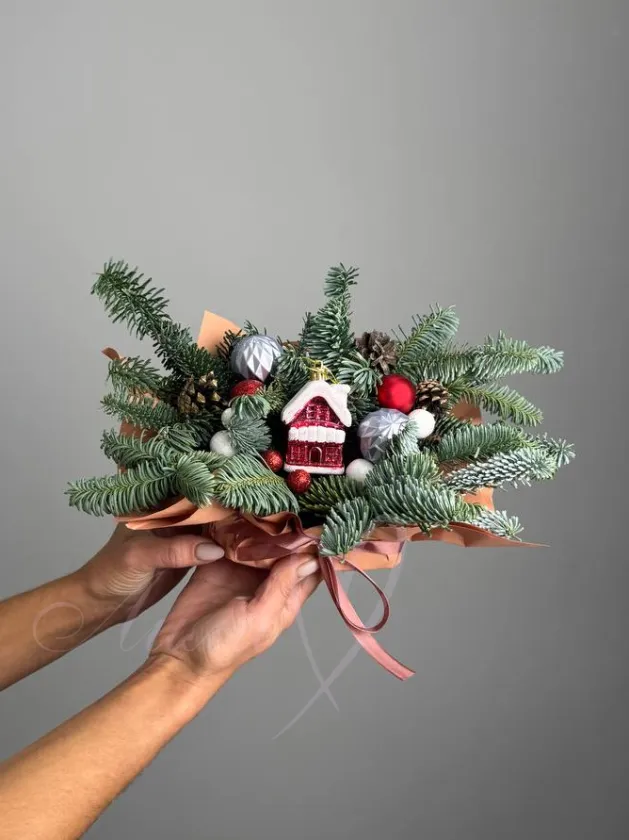 Композиция из нобилиса «Новогодний привет»