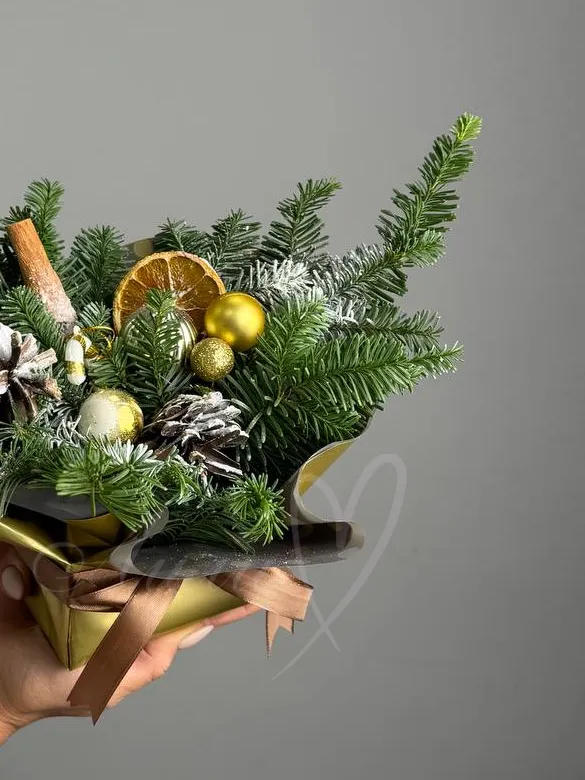 Композиция из пихты «Снежная радость»