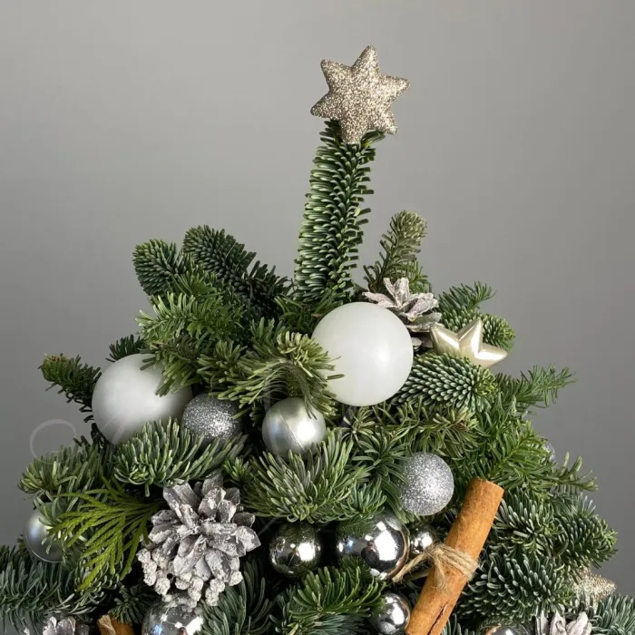 Елочка натуральная «В зимнем лесу» 40 см