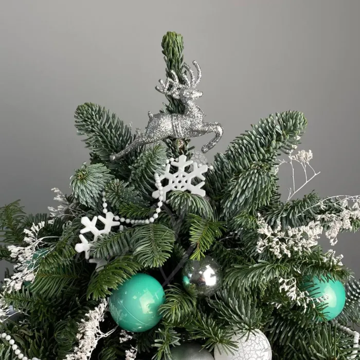 Елочка натуральная «В серебре 40 см»