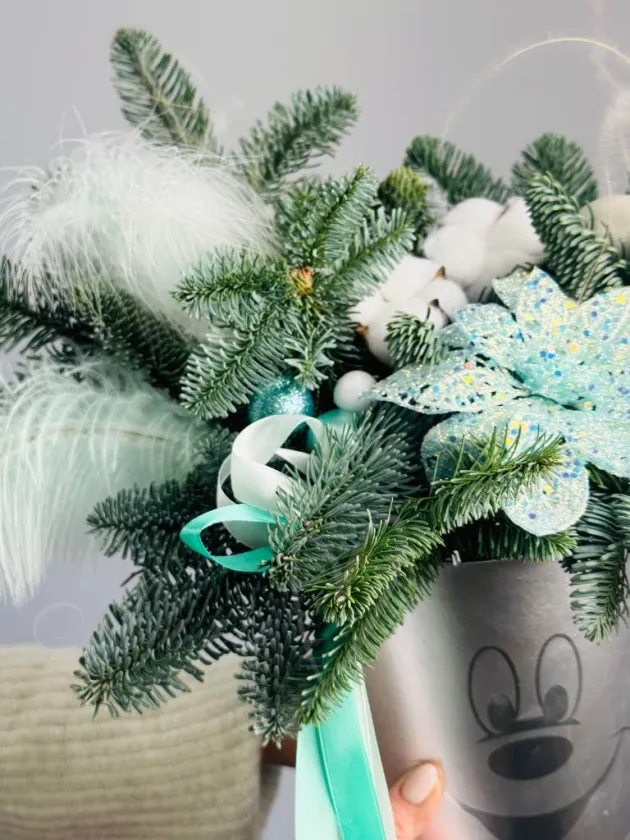 Композиция «Новогодний изумруд»