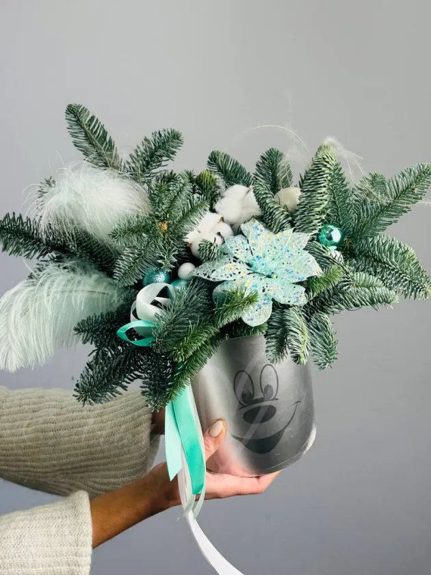 Композиция «Новогодний изумруд»