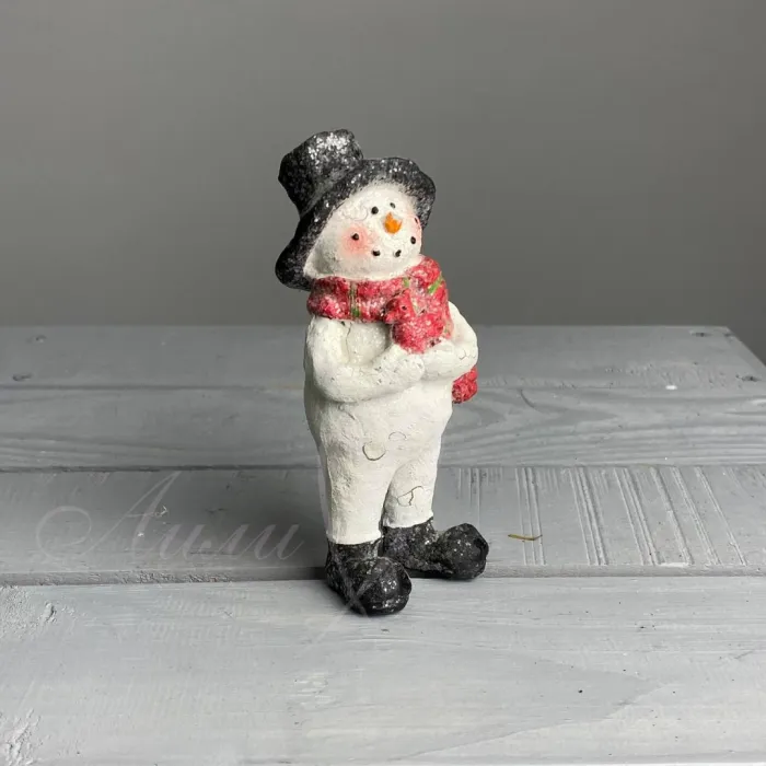 Сувенир «Снеговик в шляпе»