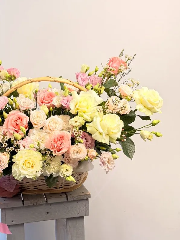 Композиция из роз «Для настроения»