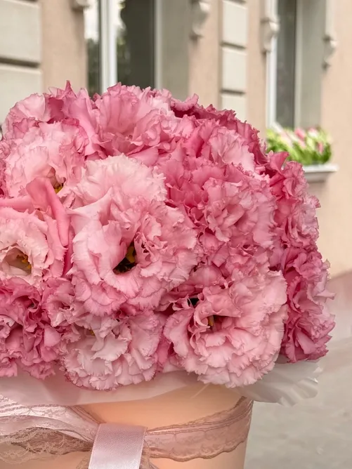 Композиция из эустома «Виолетта»