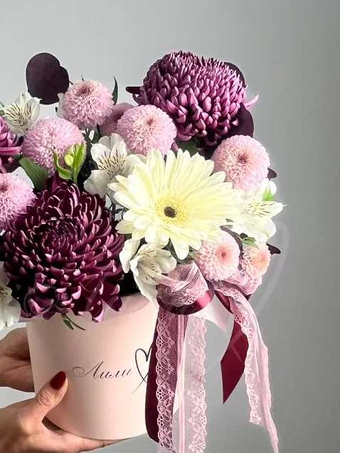 Композиция с хризантемой «Мечтатель»