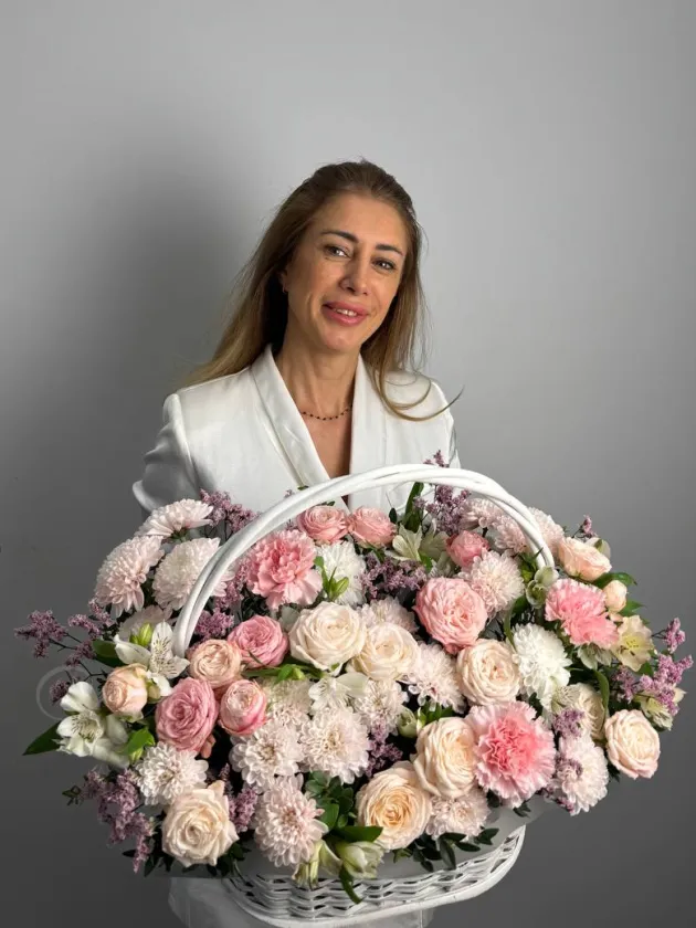 Композиция сборная «Розовый Зефир»