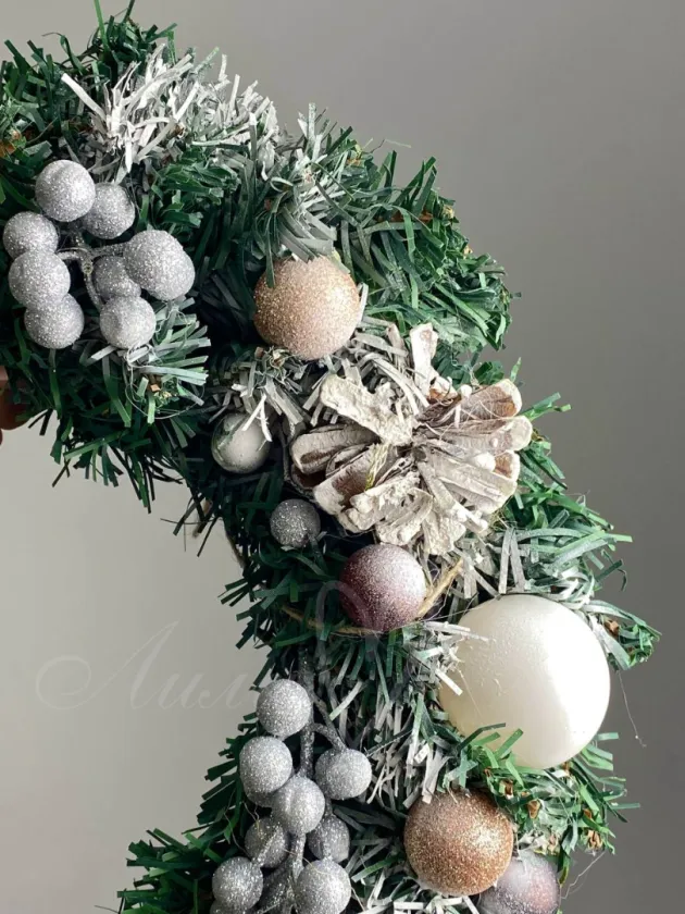 Венок новогодний «Северное сияние»