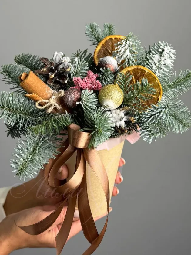 Композиция «Подарочек от Мороза»