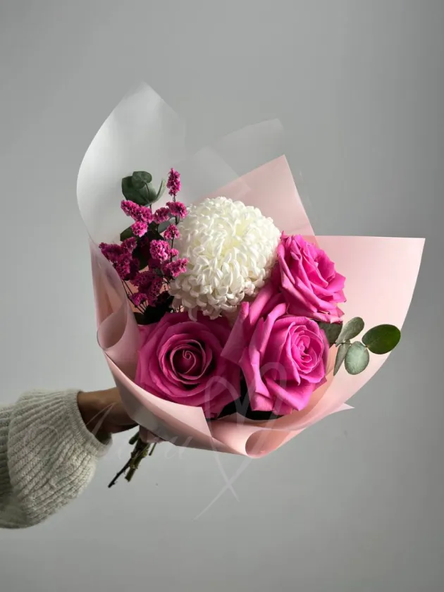 Букет сборный «Нежное сердце»