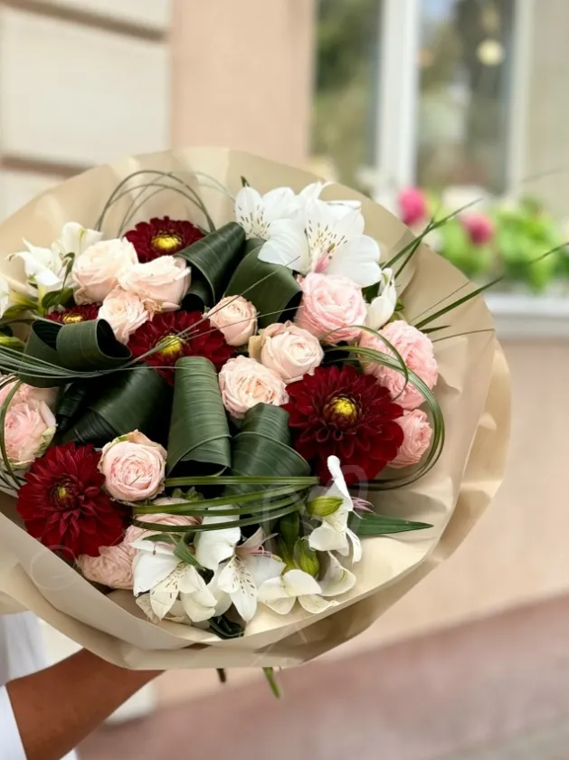 Букет сборный «Нежное сердце»