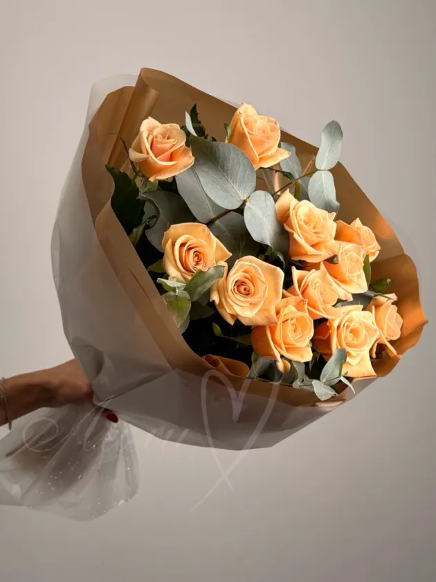 Сборный букет «Персик»
