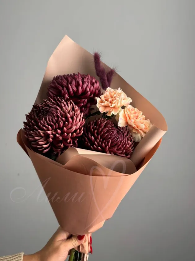 Букет из хризантем «Марсель»