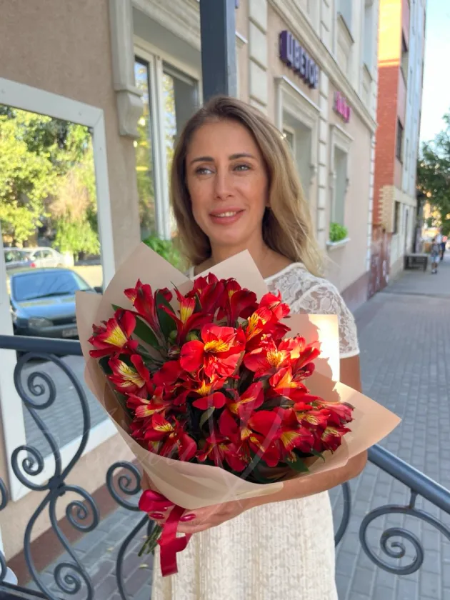 Букет «Яркое пламя»