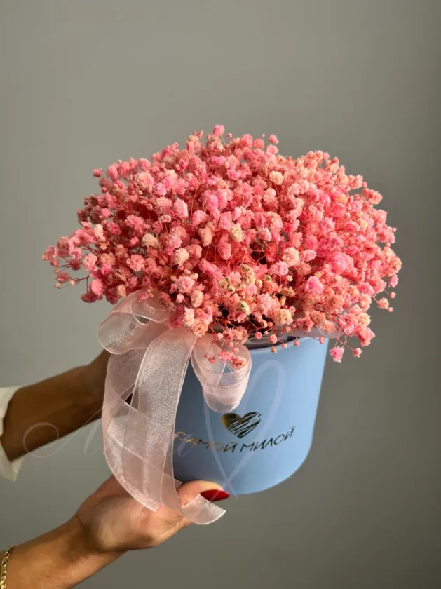 Композиция из гипсофилы «Яркая»