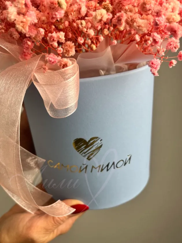 Композиция из гипсофилы «Яркая»