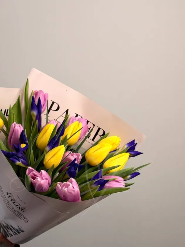 Букет из тюльпанов «Весенняя свежесть»