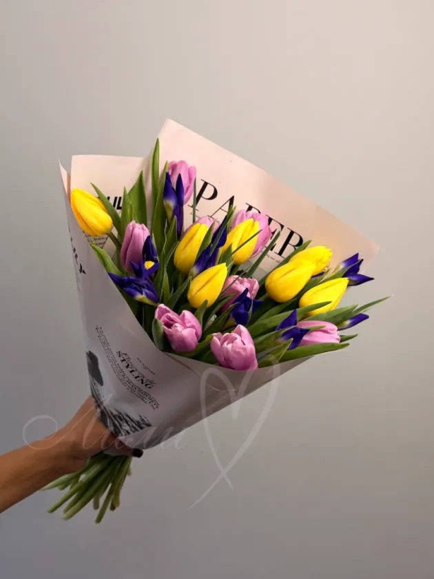 Букет из тюльпанов «Весенняя свежесть»