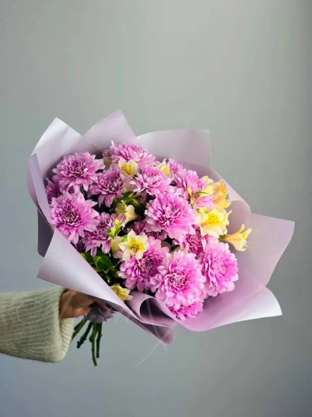 Букет из хризантемы «Водевиль»