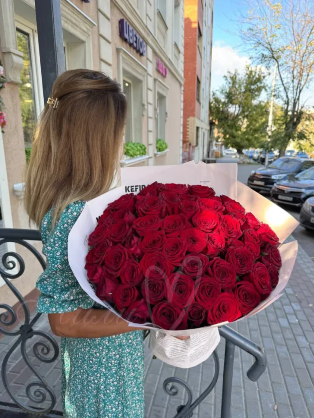 Букет из 55 роз