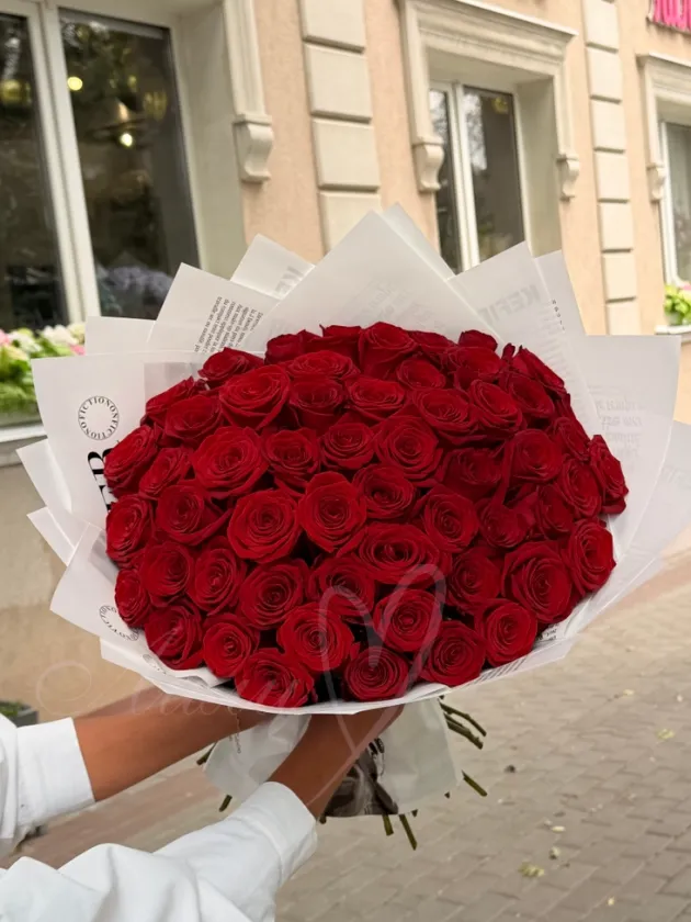 Букет из 55 роз