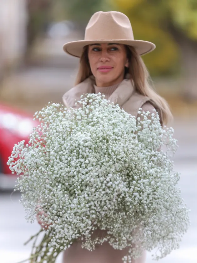 Букет из гипсофилы «Легкость»